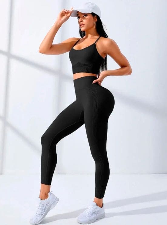 Conjunto Sem Costura Top Legging Fitness - BE HER®